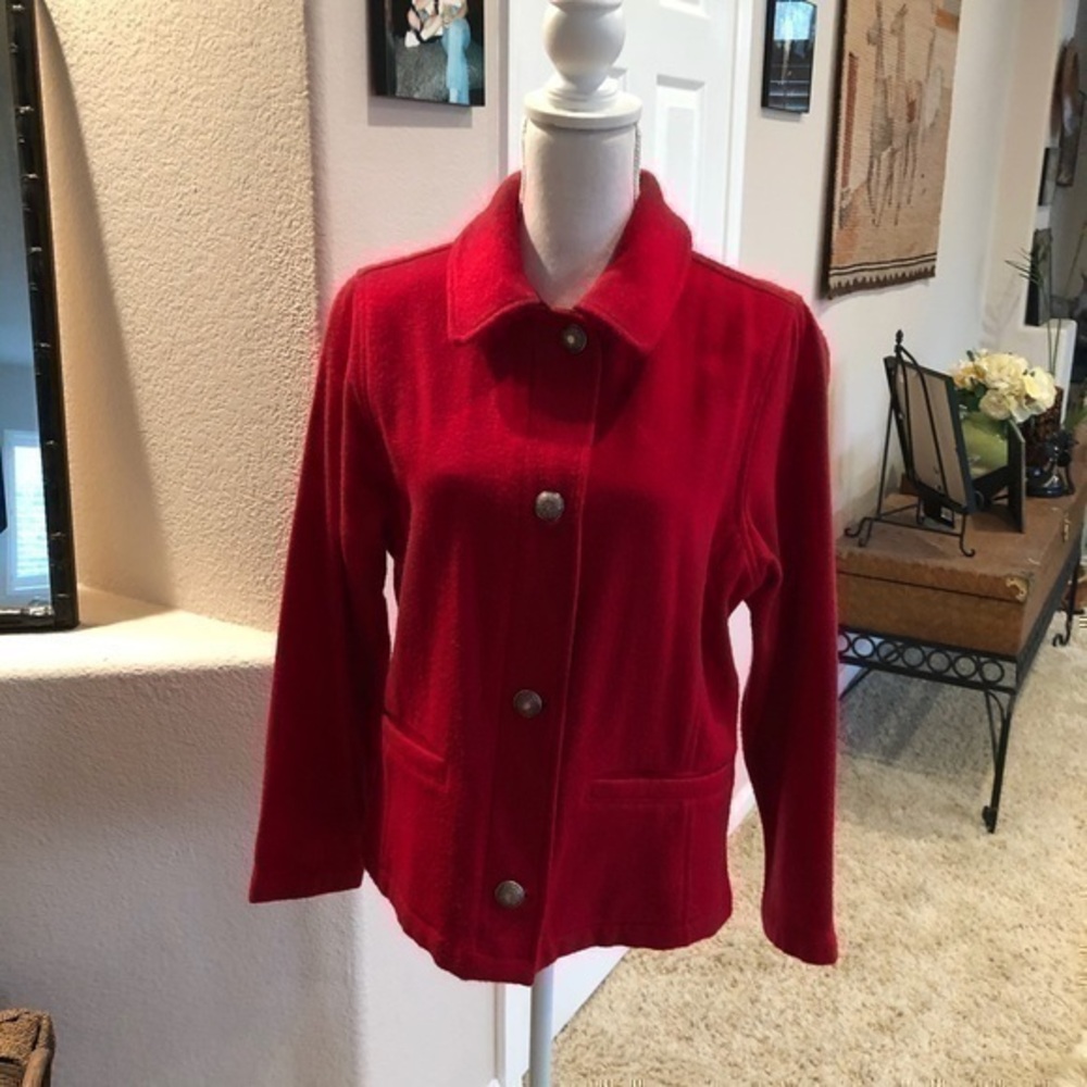 - - 100%  Wool..John Rich and brothers Woolrich jacket